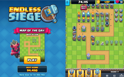 Endless Siege Tower Defense Game