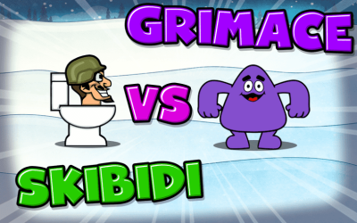 Grimace Vs Skibidi